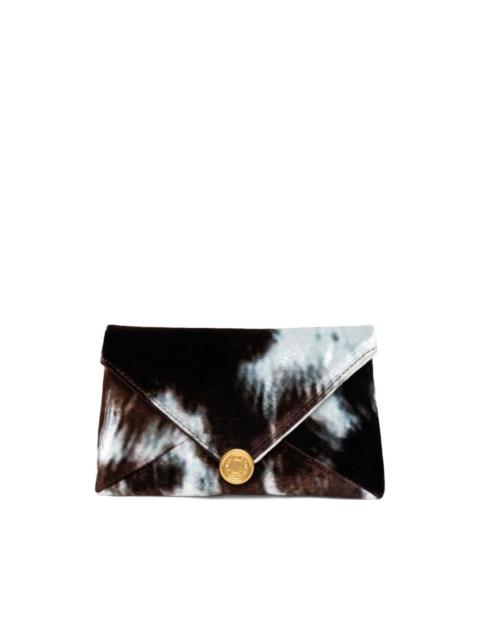 Dries Van Noten printed envelope mini bag