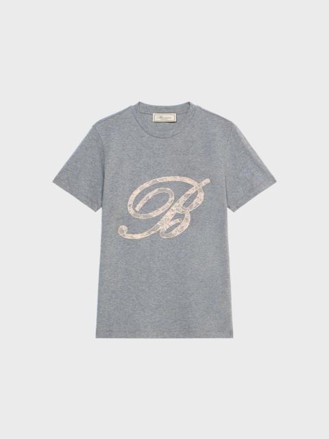 Blumarine T-SHIRT WITH IN LAID LOGO