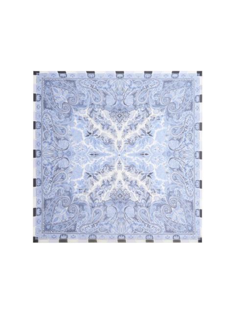 Etro paisley-print silk scarf