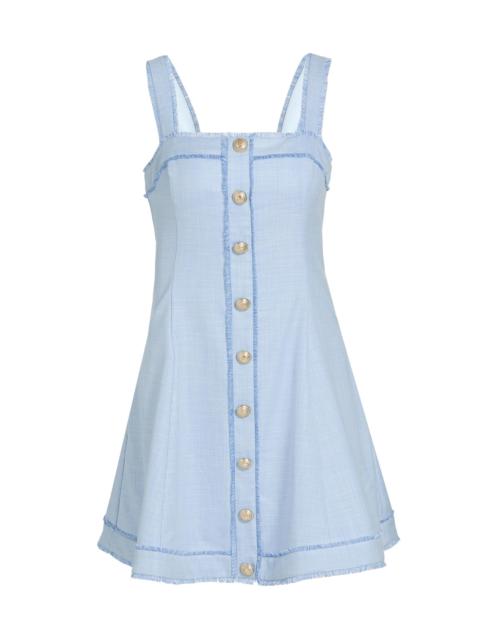 GENERATION LOVE Women's Whitney Chambray Suiting Minidress - Chambray Blue