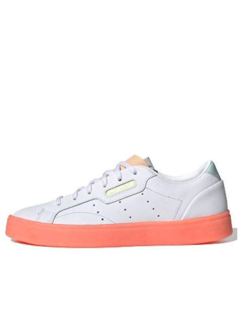 adidas (WMNS) adidas Sleek 'White Glow Orange' FW5463