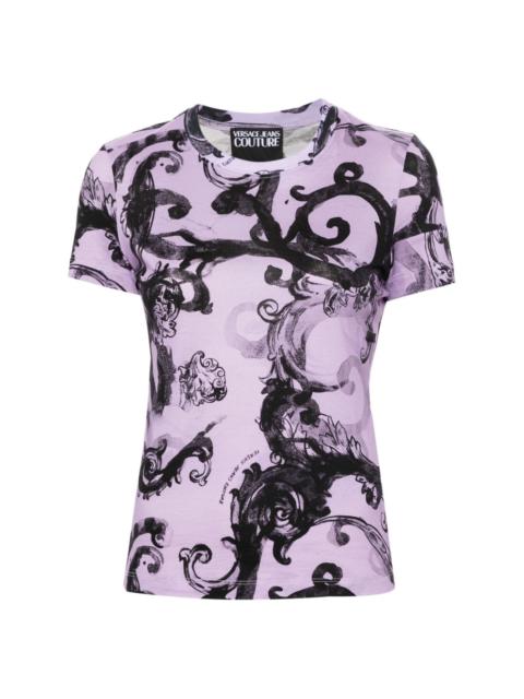 Barocco-print cotton T-shirt