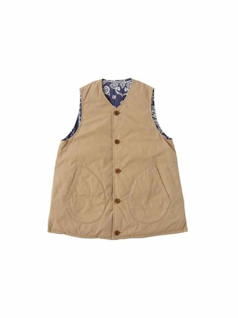 visvim RAWLY VEST OLIVE | REVERSIBLE