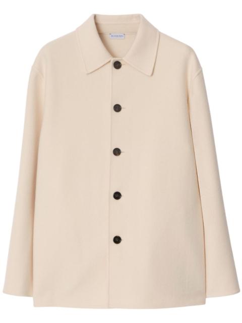 Burberry single-breasted wool jacket