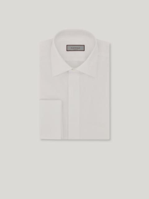 Canali REGULAR FIT CEREMONY WHITE COTTON SHIRT