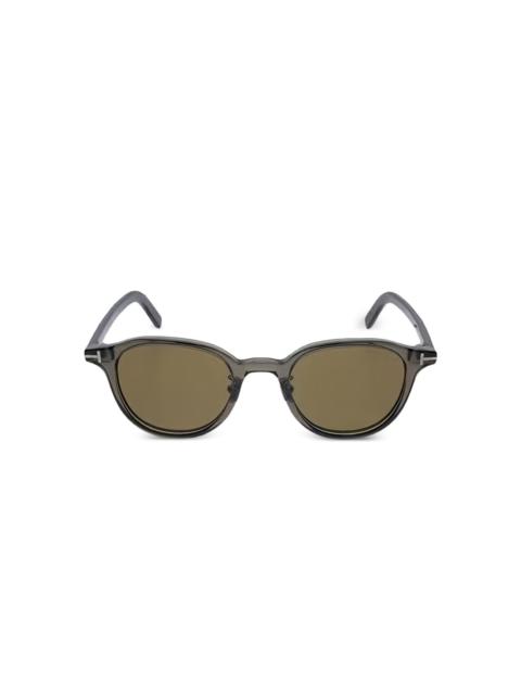 TOM FORD round-frame full-rim sunglasses