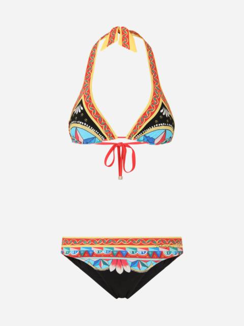 Carretto-print bikini