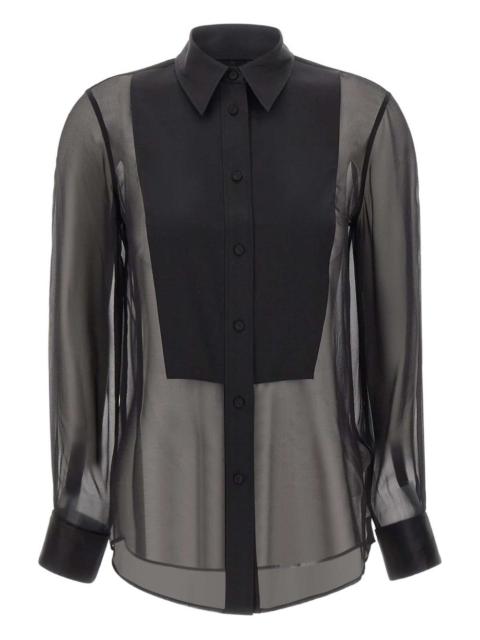 FILIPPA K buttoned-up sheer shirt