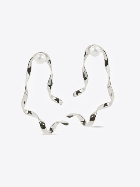 Dries Van Noten WAVE STUD EARRINGS