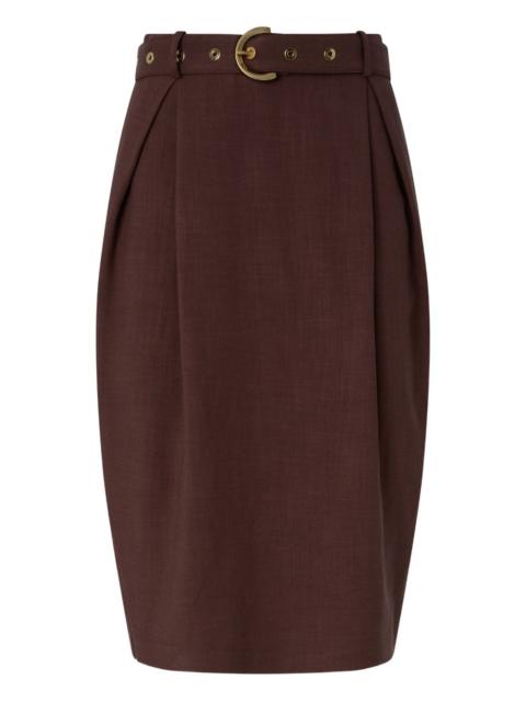 PINKO belted skirt