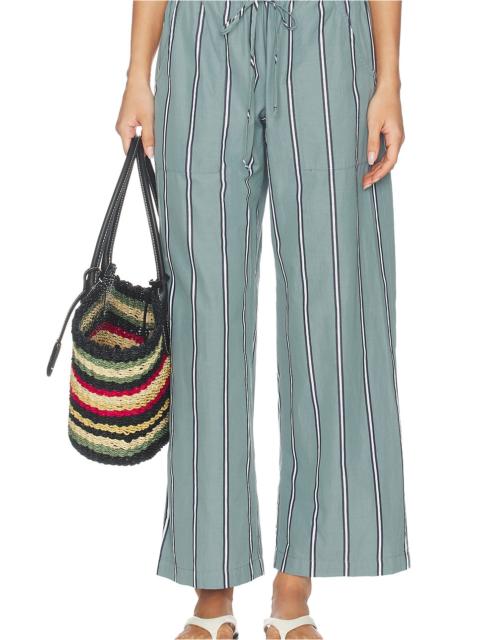 DONNI. The Pop Stripe Drawstring Pant