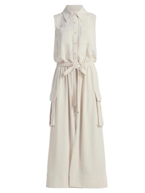 RAMY BROOK Women's Payton Drawstring-Waist Sleeveless Midi-Dress - Bone
