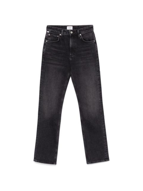 straight-leg jeans
