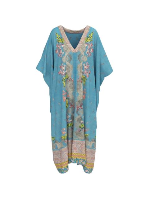 Pierre-Louis Mascia Aloe floral-print midi dress