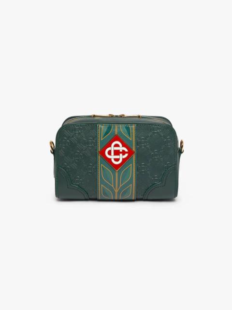 CASABLANCA Green Monogram Crossbody Bag | Casablanca Paris