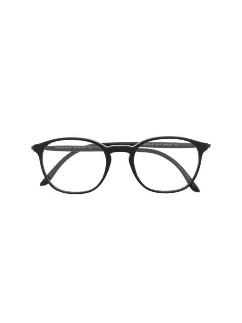 GIORGIO ARMANI round frame glasses