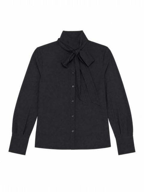 The Kooples SHIRT WITH A BLACK CRAVAT