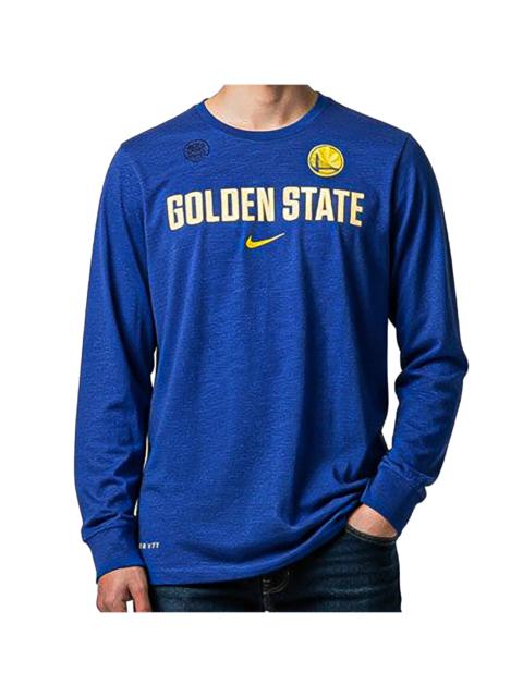 Nike NBA Golden State Warriors Long Sleeve T-Shirt "Blue" AA0393 495