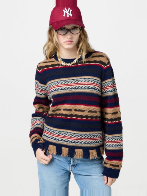 GUEST IN RESIDENCE Western Stripe Crew