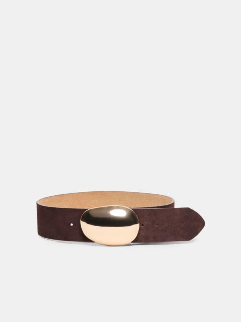 dolce vita BUBBLE BUCKLE BELT MAHOGANY GOLD