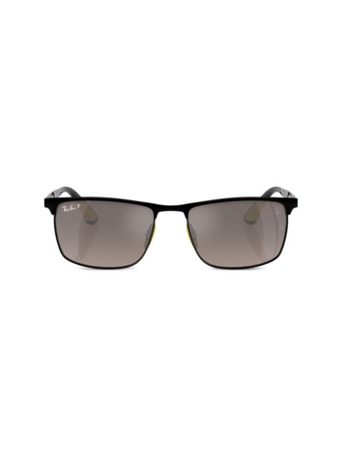 Ray-Ban Chromance logo-plaque sunglasses