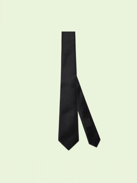 GUCCI Silk tie with Interlocking G