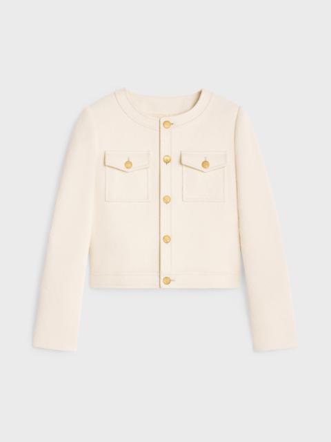 CELINE dani jacket in boutis cotton