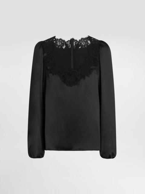 Dolce & Gabbana Stretch satin blouse