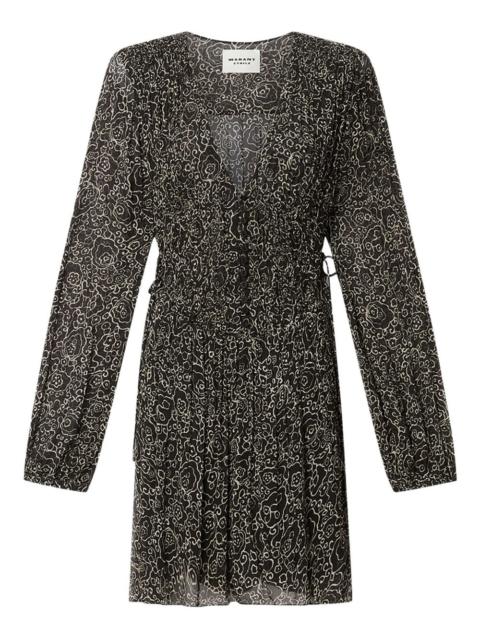 Loriena floral mini dress