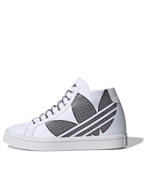 (WMNS) adidas originals Courtvantage Heel Logo White FU6820