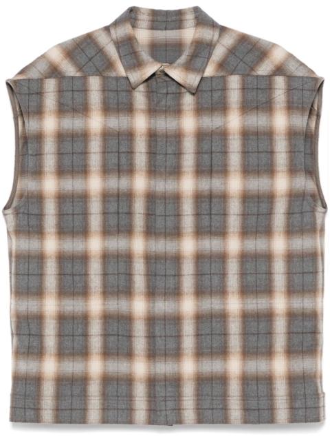 Rick Owens Sleeveless Jumbo Outshirt