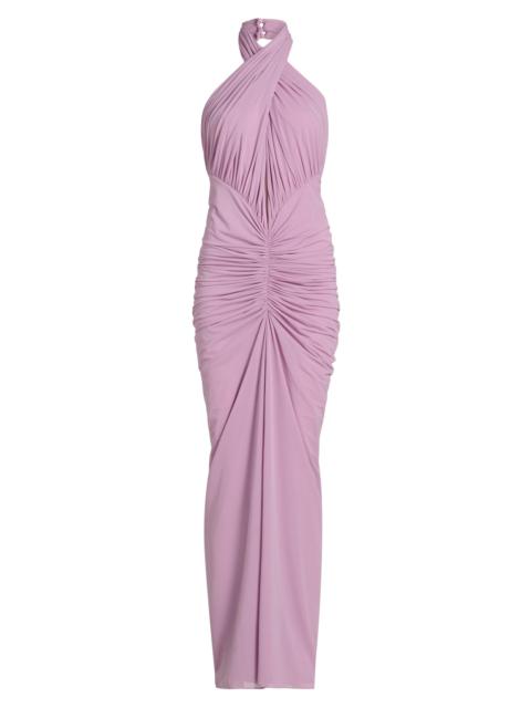 RONNY KOBO Women's Monique Gathered Halterneck Dress - Mauve Mist
