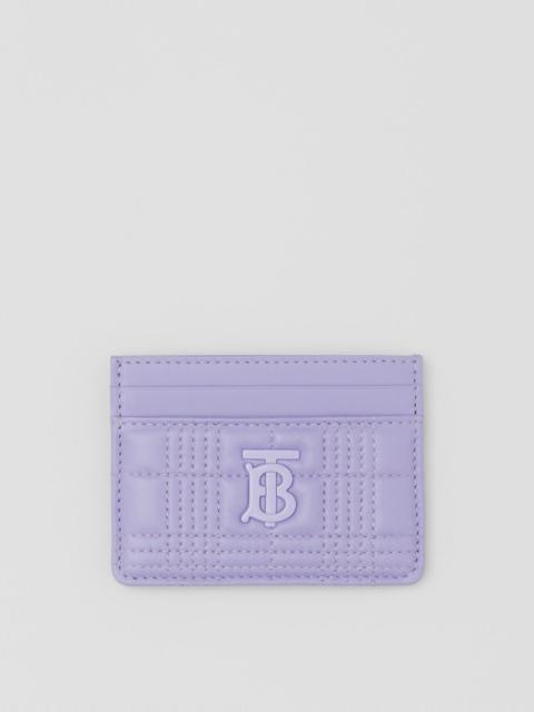 Burberry Quilted Lambskin Lola Card Case