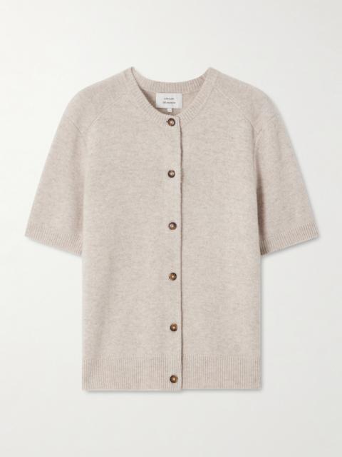 Loulou de Saison Jodi Embroidered Cashmere Cardigan