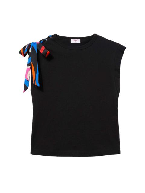 PUCCI ribbon cotton T-shirt