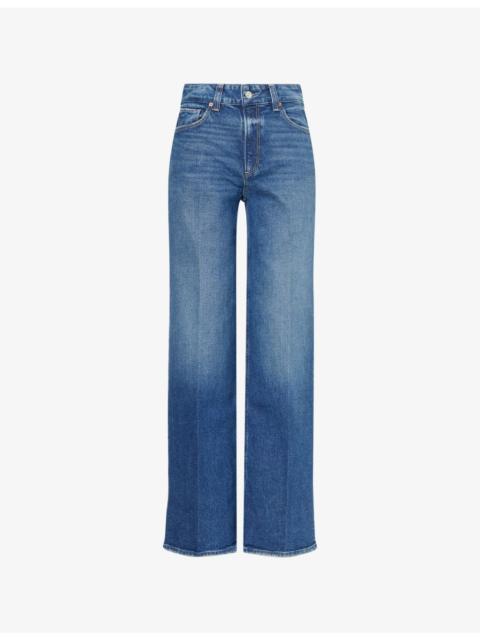 PAIGE Sasha Wide-Leg Denim-Blend Jeans