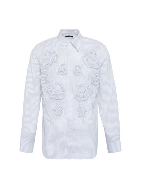 TAAKK Long Sleeve Stripe Shirt With Patch Detail