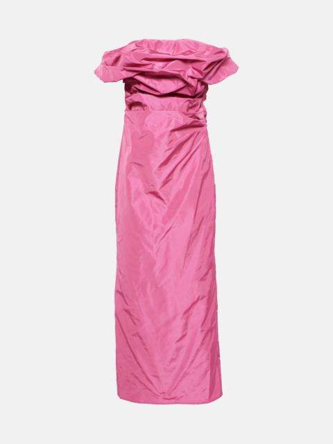 STAUD Andrea off-shoulder maxi dress