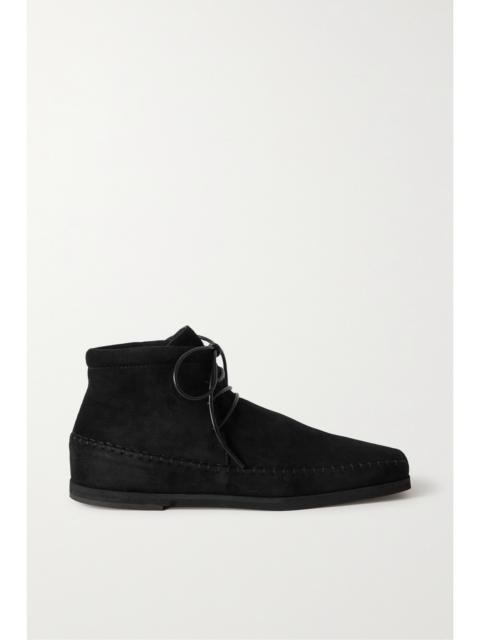 TOTEME The High Top Suede Loafers
