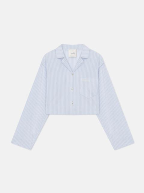 Nanushka Cropped Striped Shirt
