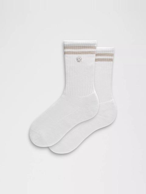 lululemon Unisex Daily Essential Crew Socks *Stripe