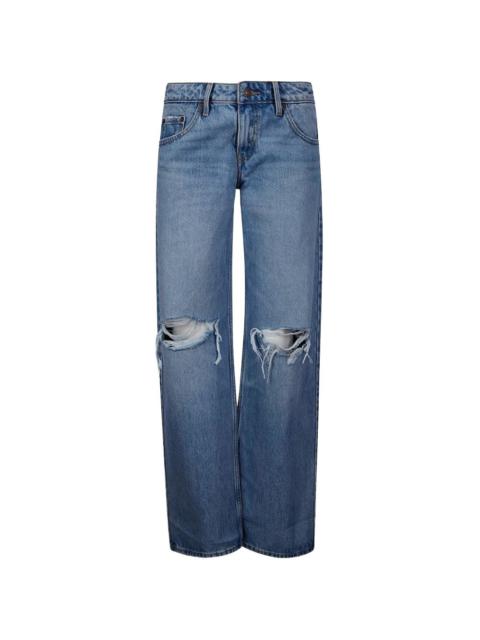 Levi's five pockets distressed jeans
