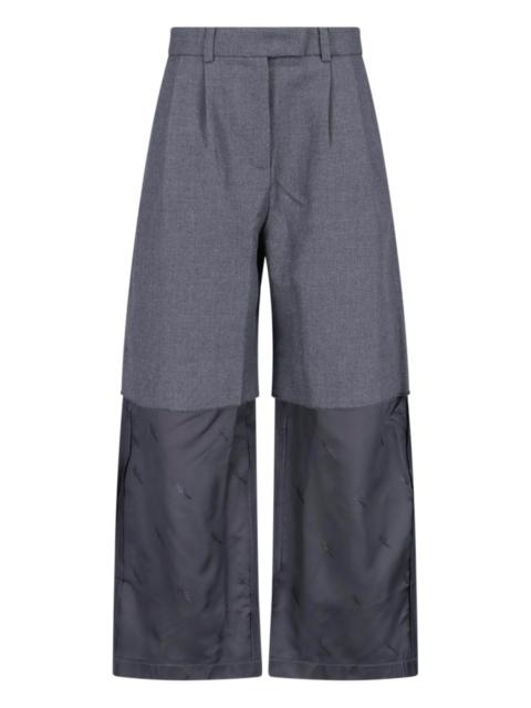 VAQUERA WIDE-LEG TROUSERS "CHOPPED"