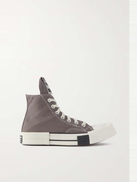 Converse + Converse + DRKSHDW TURBODRK Chuck 70 canvas high-top sneakers