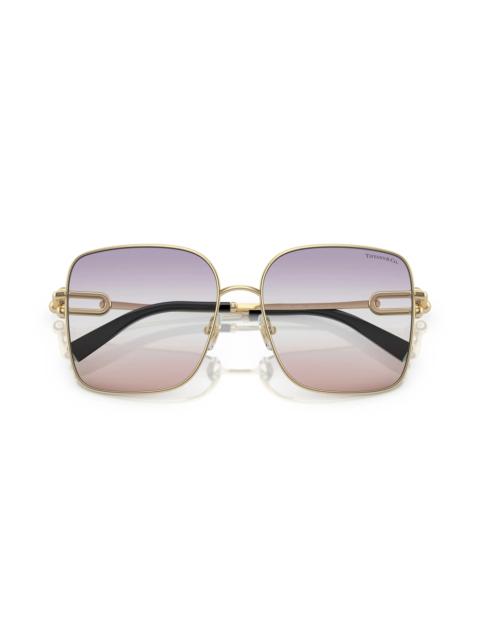 58mm Square Sunglasses