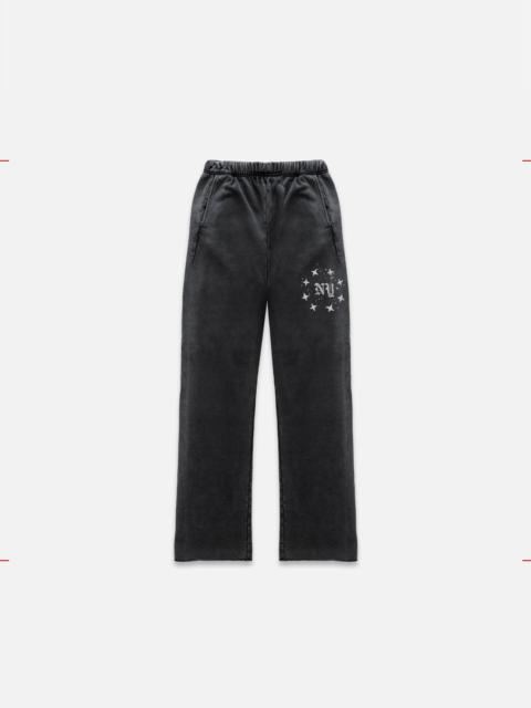 DUKE + DEXTER NY Paint Splatter Washed Grey Sweat Pant