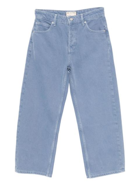 FREE PEOPLE deep trance dropped boyfriend jeans