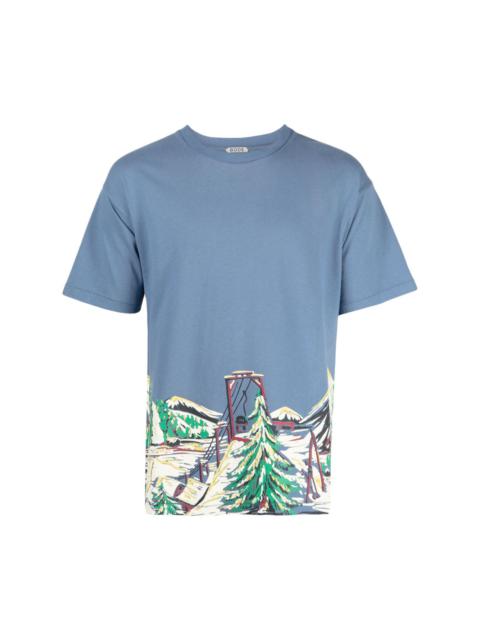 Ski Lift cotton T-shirt