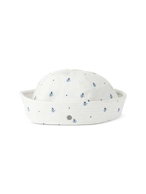 MAISON MICHEL Trey floral-print cotton hat