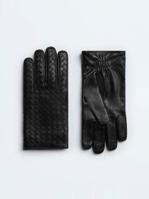 Bottega Veneta Intrecciato Leather Gloves